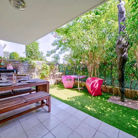 Rez De Jardin A 500 M De La Cagnes-sur-Mer