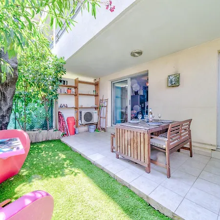 Apartment Rez De Jardin A 500 M De La Cagnes-sur-Mer